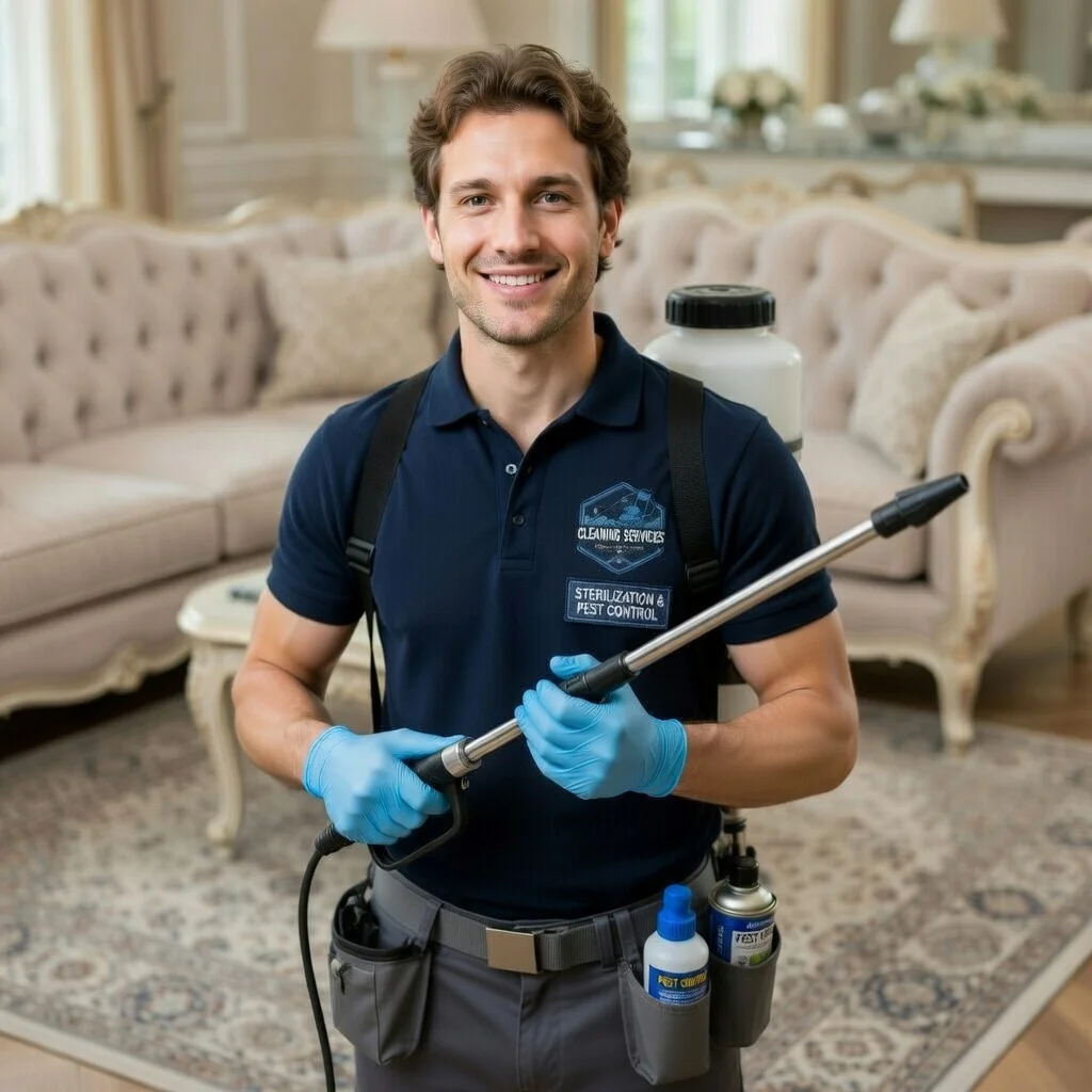 مسؤول التعقيم ومكافحة الحشرات