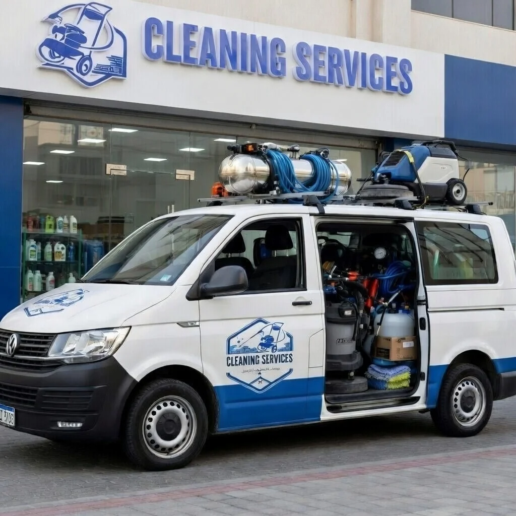 سيارة شركة cleaning services بالرياض